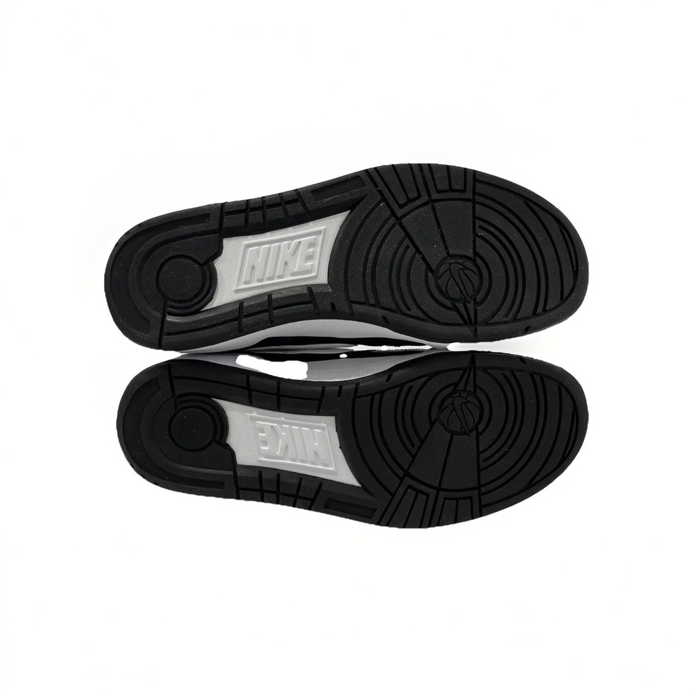 Nike Men's 11.5 Full Force Low Black Retro Leather Lifestyle Sneaker FB1362-001 - Picture 7 of 7